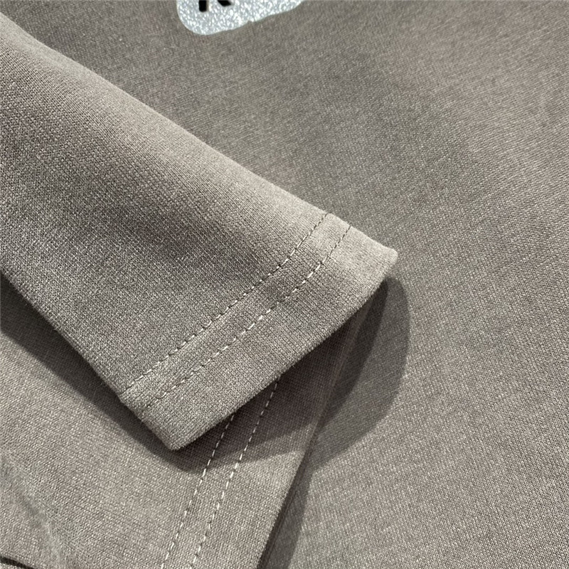 A1exa*der wang letter logo round neck t-shirt replicas clothes