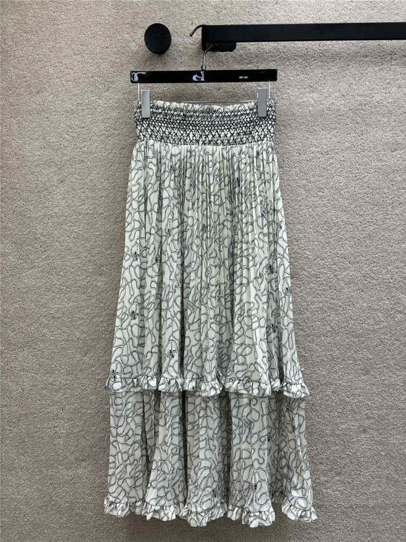 louis vuitton LV nautical vacation series long skirt replicas clothes