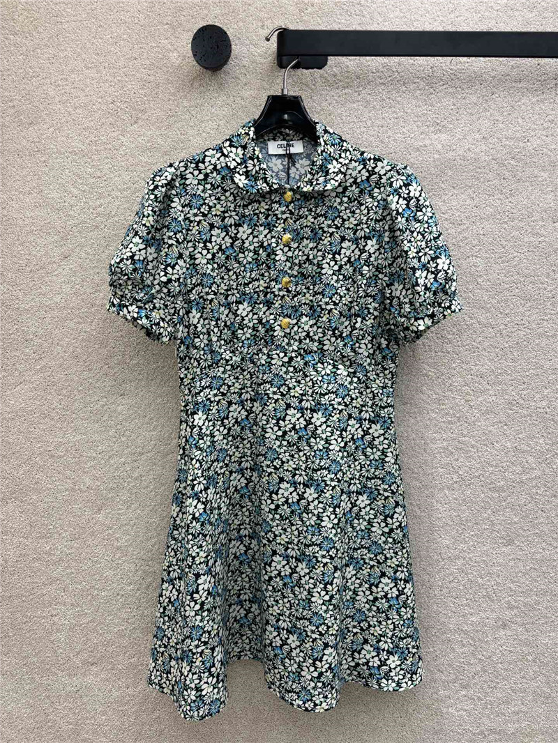 celine daisy floral print dress replica d&g clothing