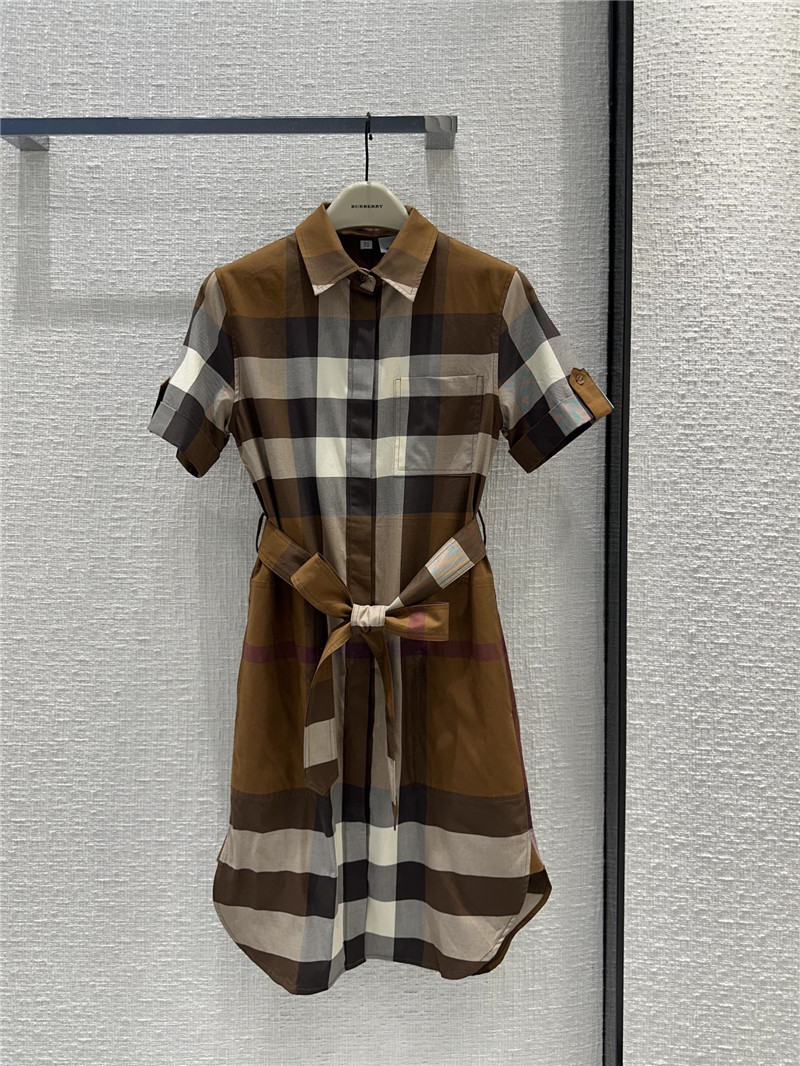 Burberry shirt style short sleeve dress replica d&g clothing
