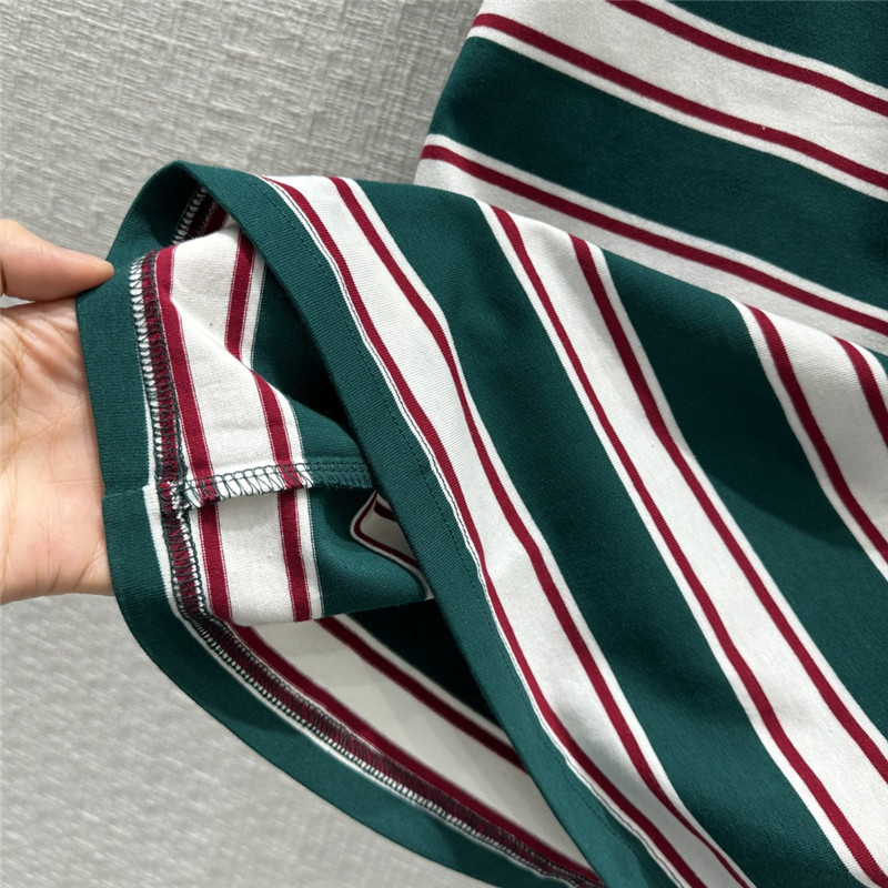 miumiu striped short-sleeved T-shirt replica clothing sites