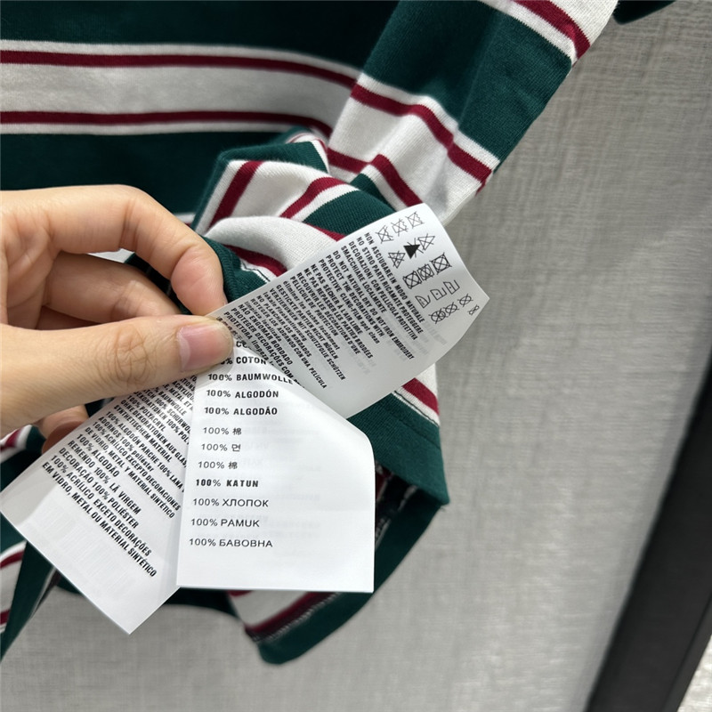 miumiu striped short-sleeved T-shirt replica clothing sites