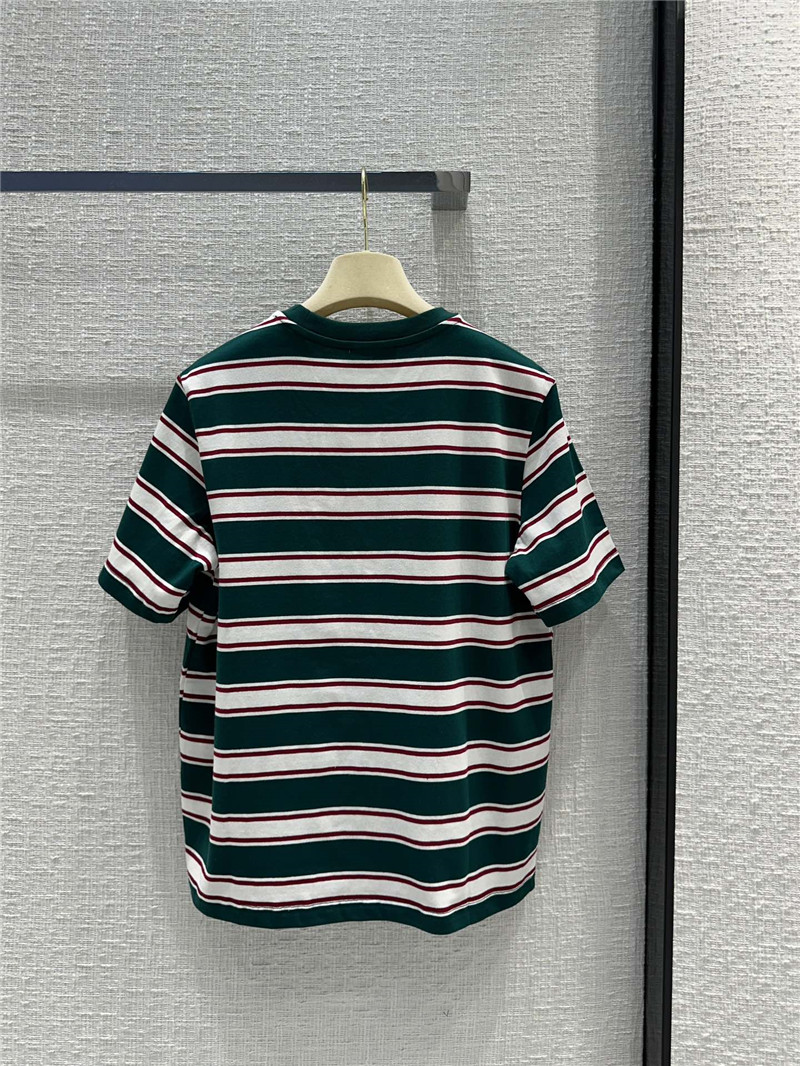 miumiu striped short-sleeved T-shirt replica clothing sites