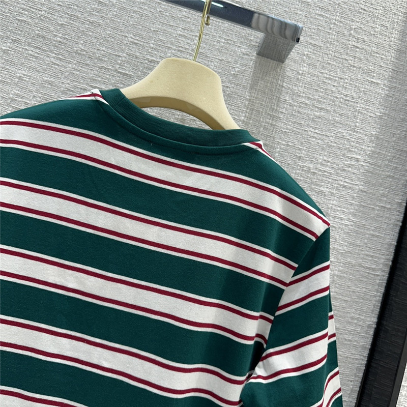 miumiu striped short-sleeved T-shirt replica clothing sites