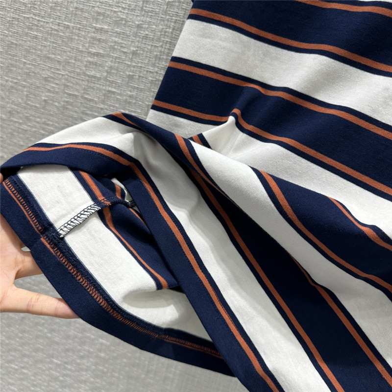 miumiu striped short-sleeved T-shirt replica clothing sites