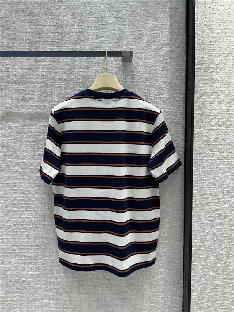 miumiu striped short-sleeved T-shirt replica clothing sites