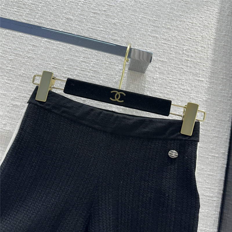 Ch**el knitted white shorts replica designer clothes