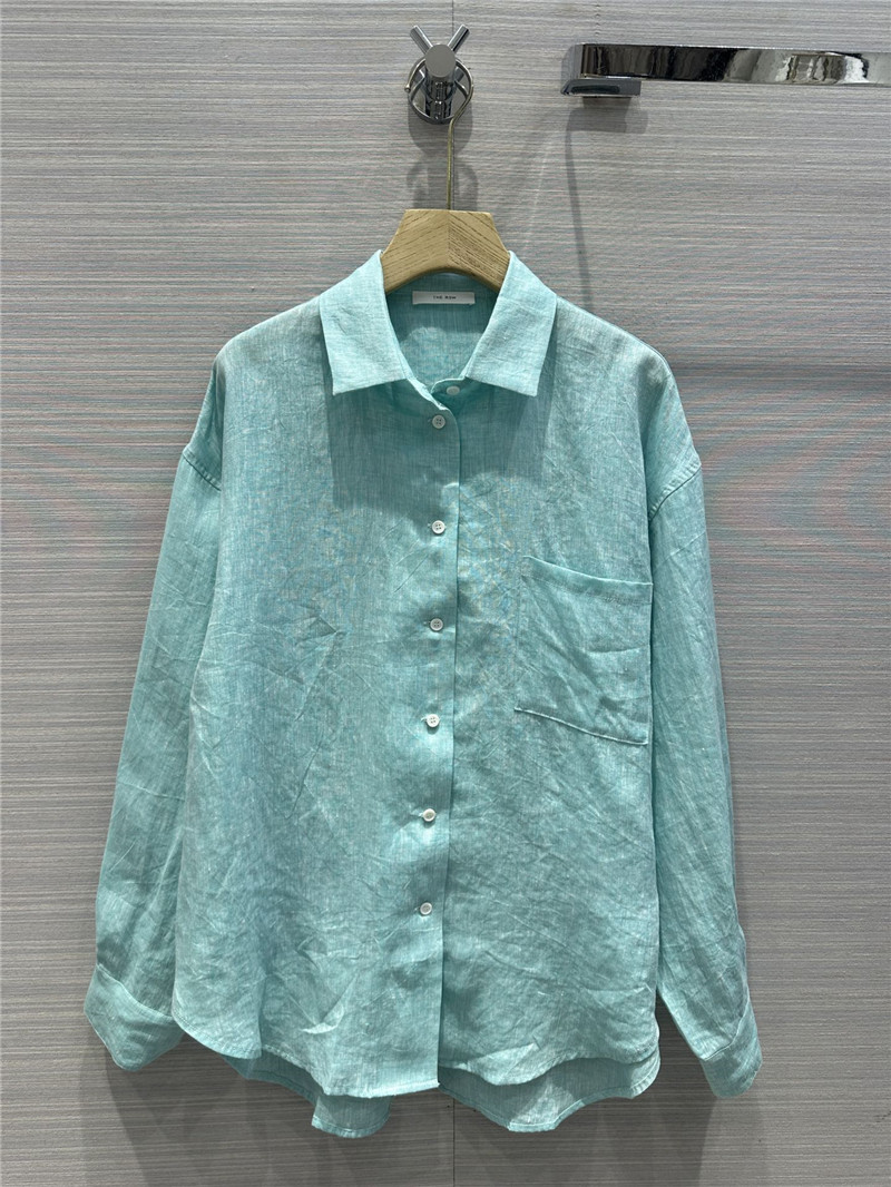 the row cotton and linen long shirt replica d&g clothing