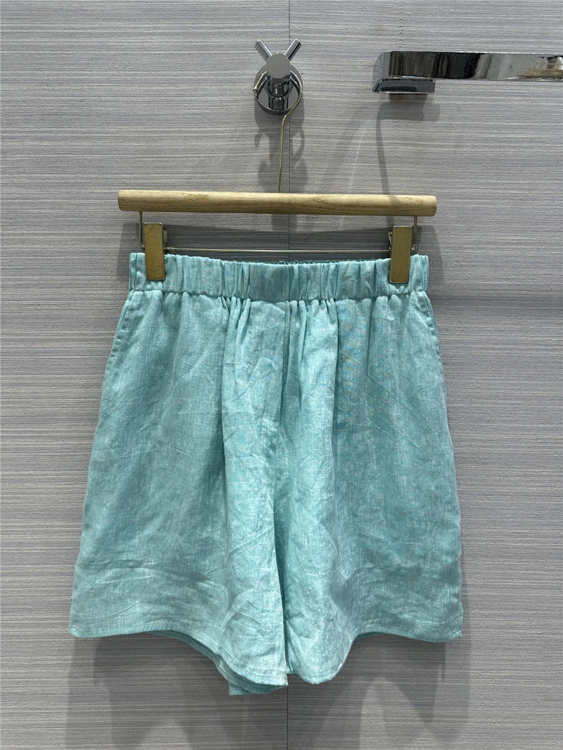 the row cotton and linen shorts replica clothing sites