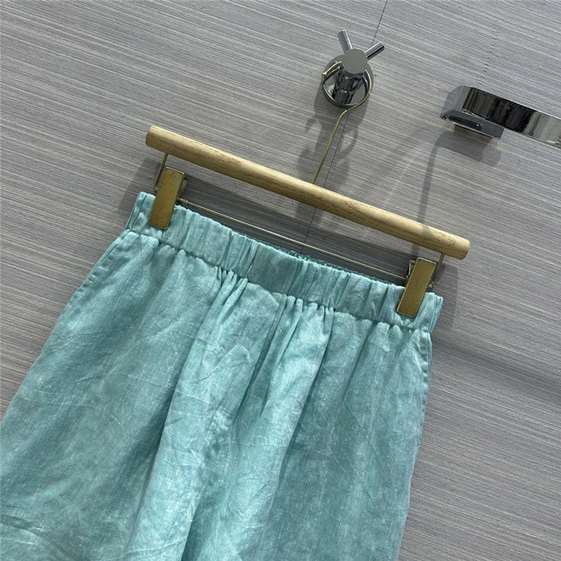 the row cotton and linen shorts replica clothing sites