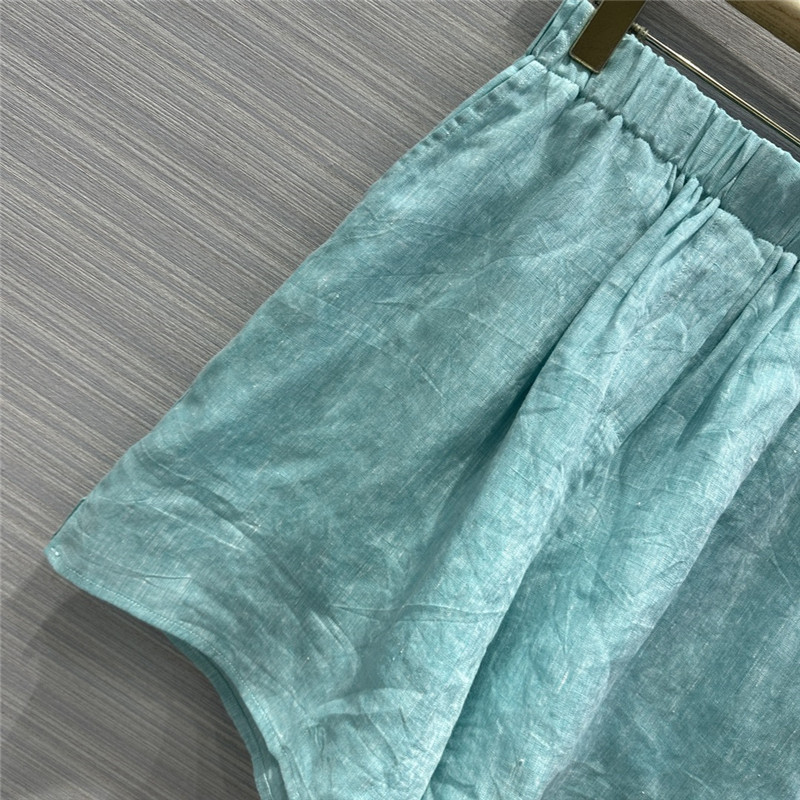 the row cotton and linen shorts replica clothing sites