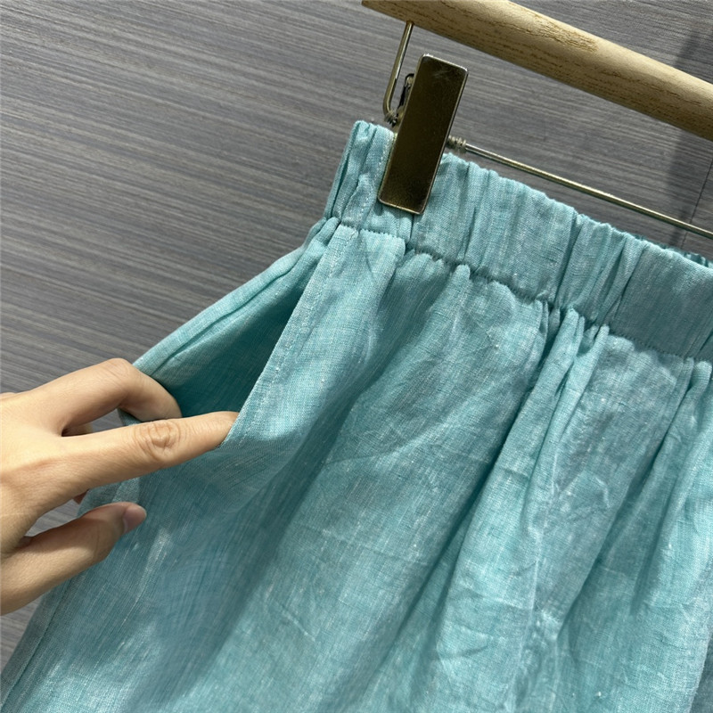 the row cotton and linen shorts replica clothing sites