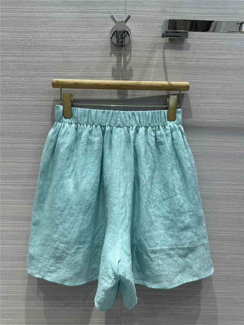 the row cotton and linen shorts replica clothing sites