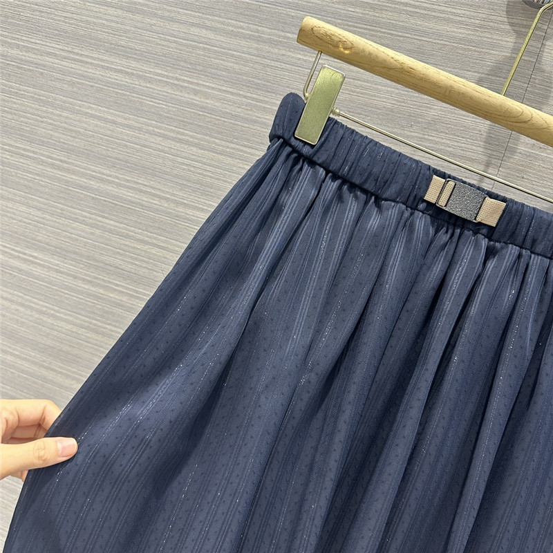 BC silver stripe long skirt replica d&g clothing