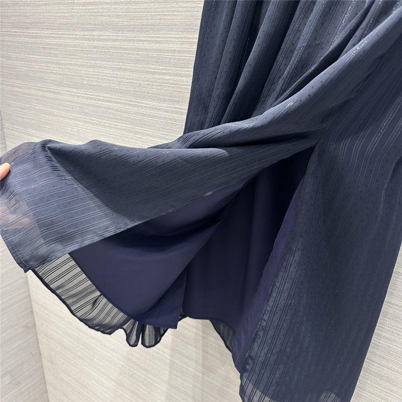 BC silver stripe long skirt replica d&g clothing