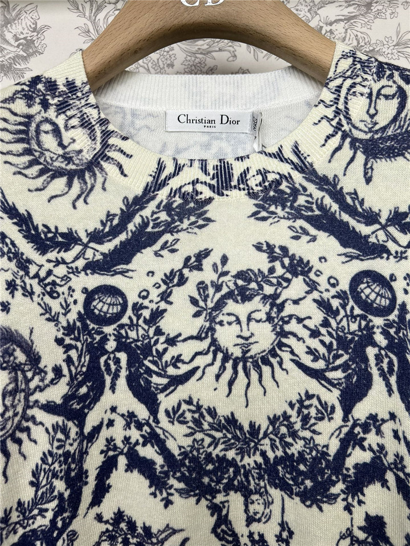 D10r sunflower knitted short sleeves cheap replica designer clothes