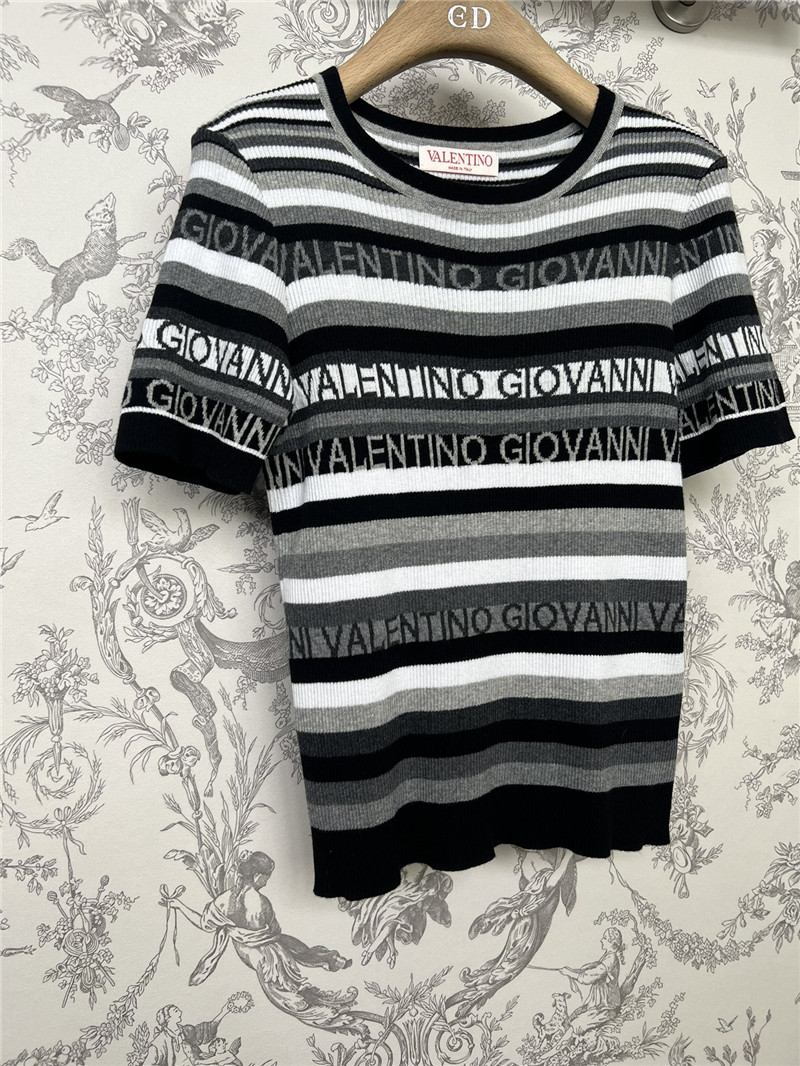 valentino new knitted short sleeve replica d&g clothing