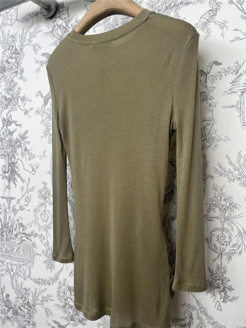 Pra*a knitted bottoming shirt