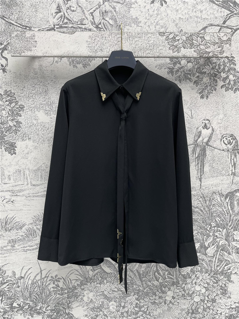louis vuitton LV lace-up shirt replica designer clothing websites
