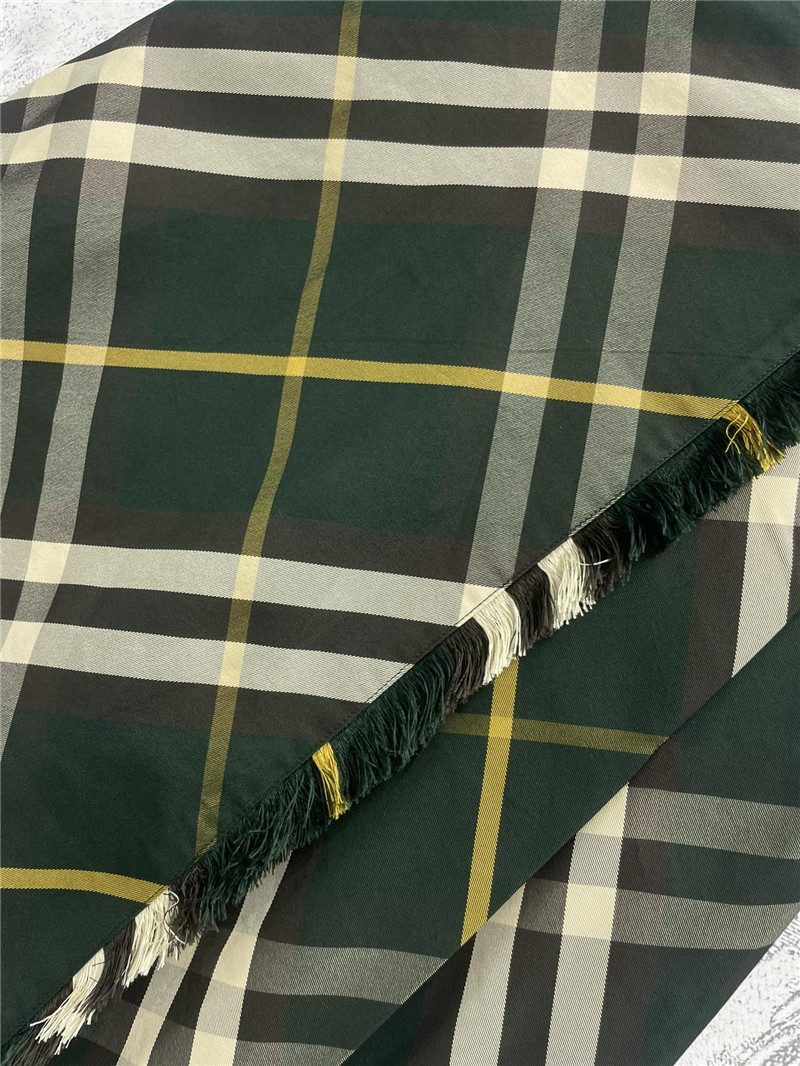 Bv*b*rry plaid fringed skirt replica d&g clothing