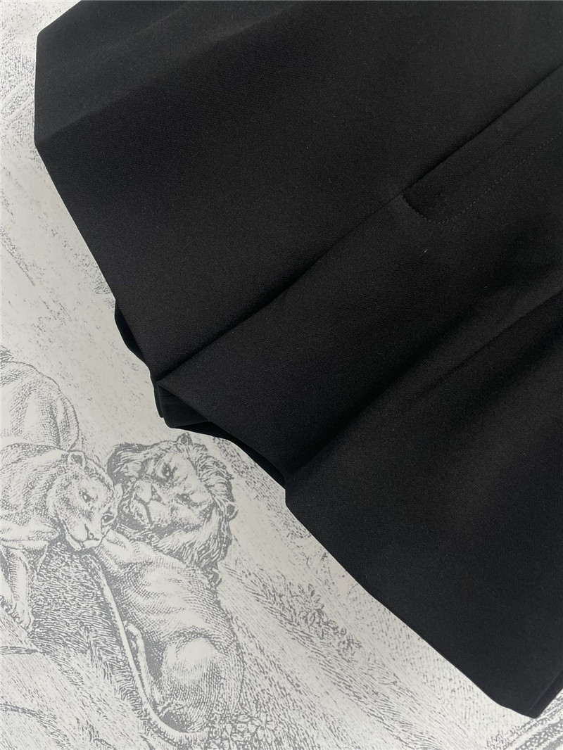 YSL metallic logo belt shorts replica designer clothing websites