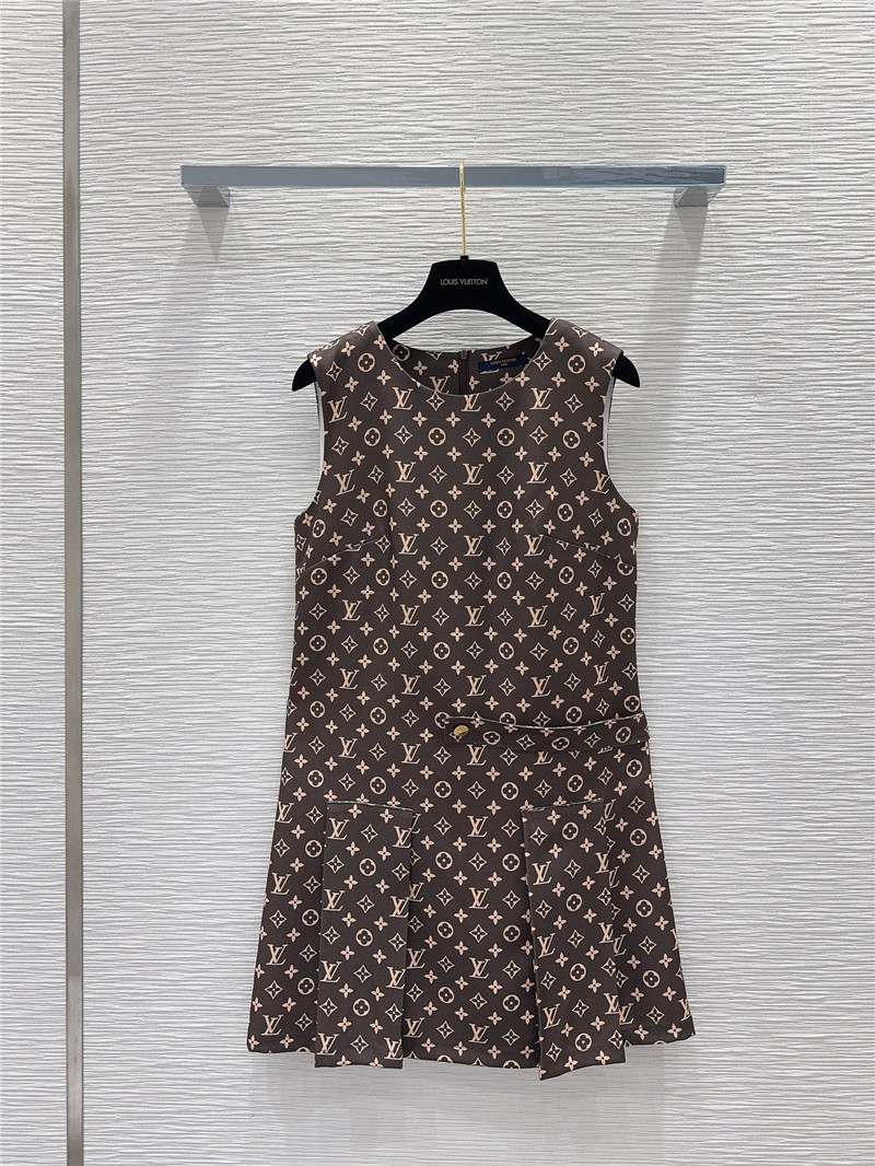 louis vuitton LV sleeveless vest dress replica clothing sites
