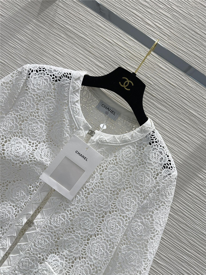 Ch**el water soluble flower jacket replica designer clothes