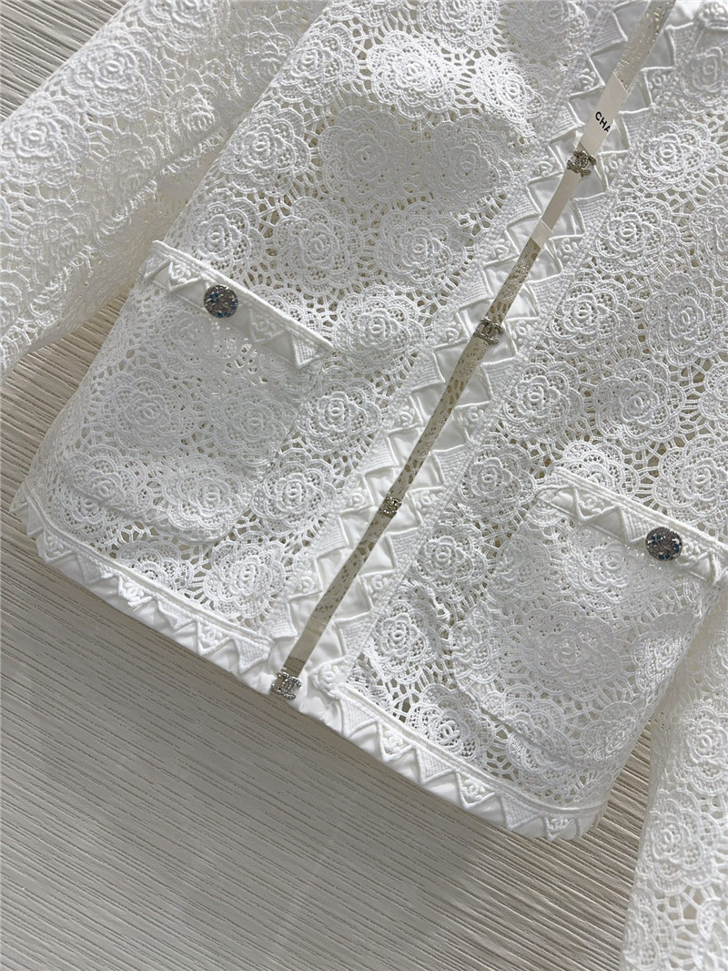 Ch**el water soluble flower jacket replica designer clothes