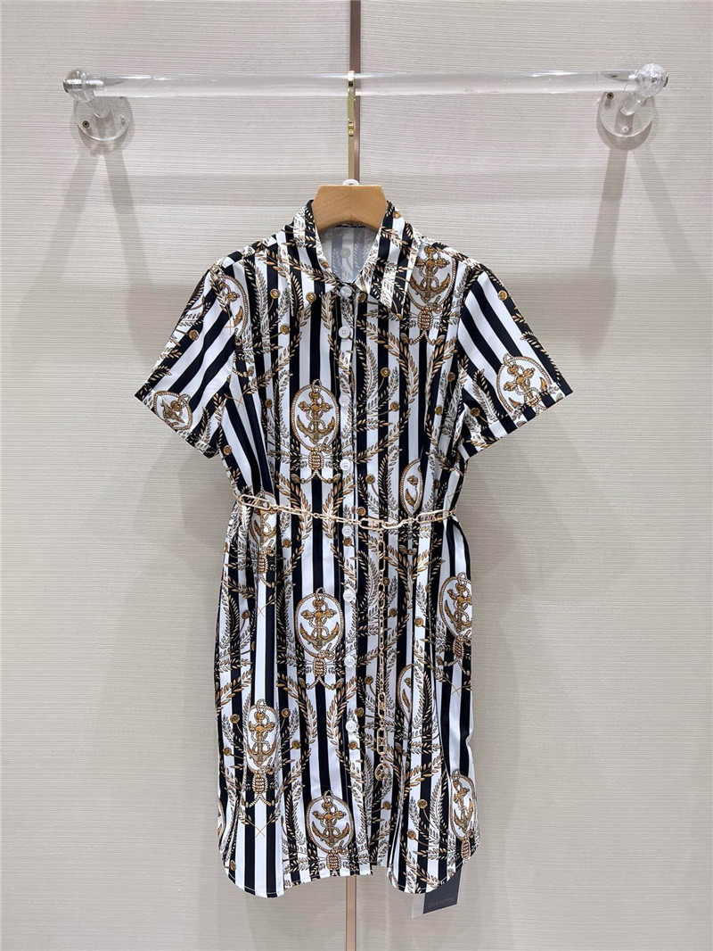 louis vuitton LV short sleeve dress replica clothing sites