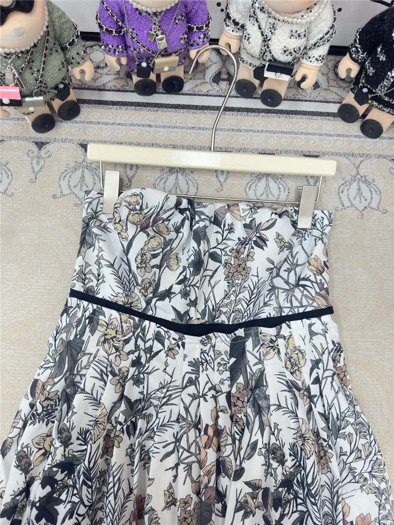 D10r sleeveless a line tube top midi dress replica clothing