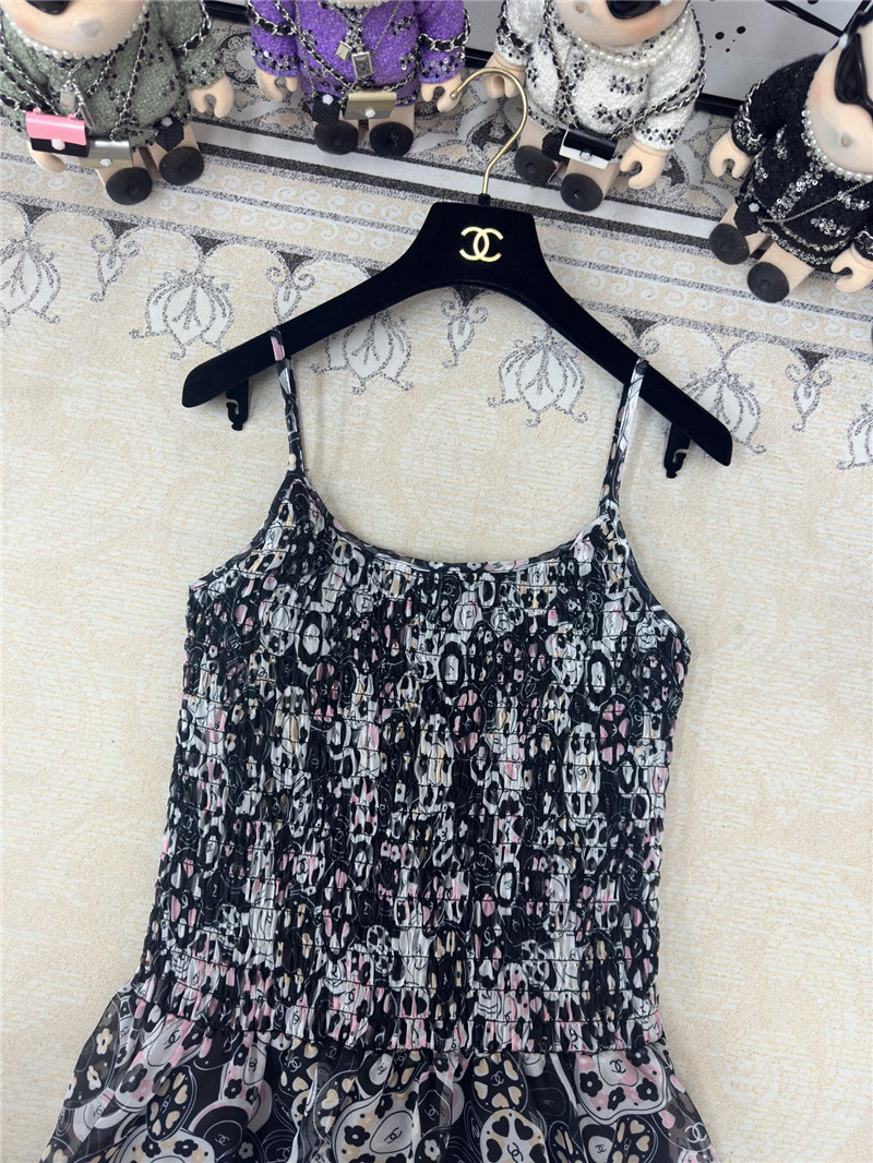 Ch**el suspender dress replica designer clothes