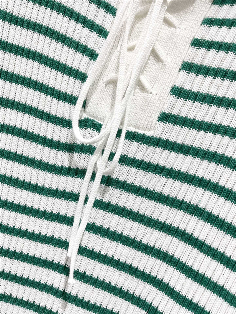 D10r navy neck short sleeve knitted dress replica clothes