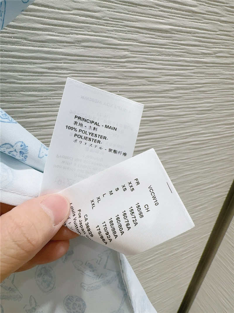 louis vuitton LV lapel shirt + shorts set replica clothing