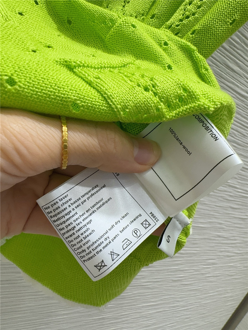 Ch**el crew neck sweater sleeveless vest replica designer clothes