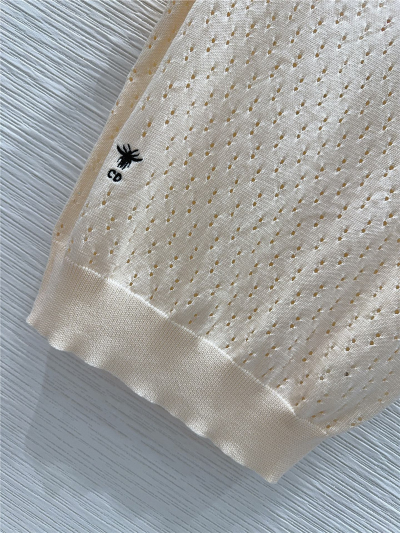 D10r classic lapel short sleeve sweater replica clothing