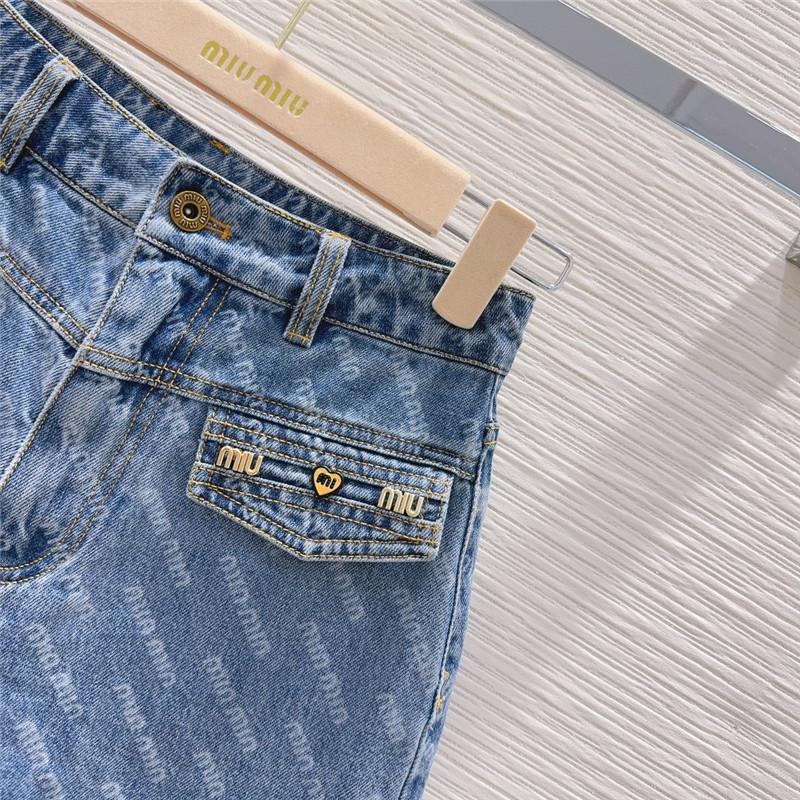 M1um1u denim shorts cheap replica designer clothes