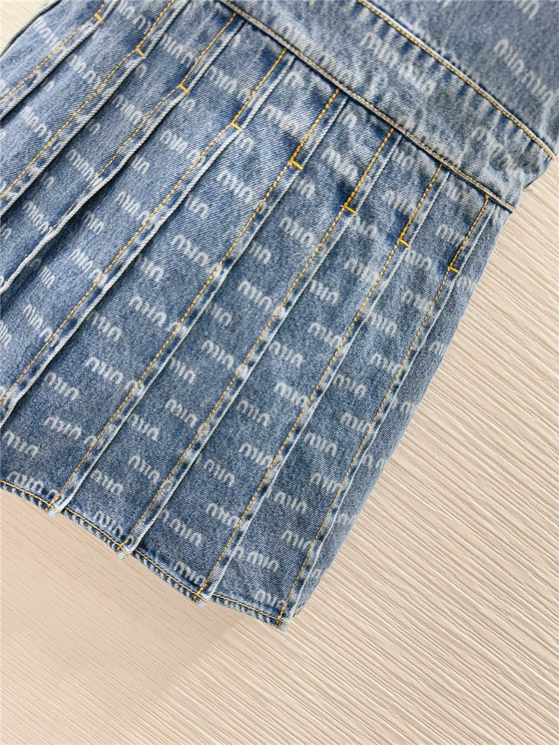M1um1u denim dress replica clothing sites