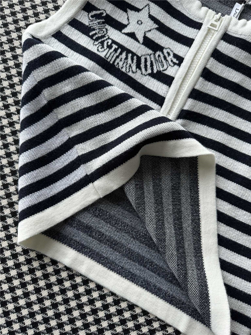 D10r knitted striped vest replicas clothes