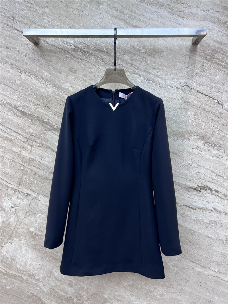 valentino round neck long sleeve dress replica d&g clothing