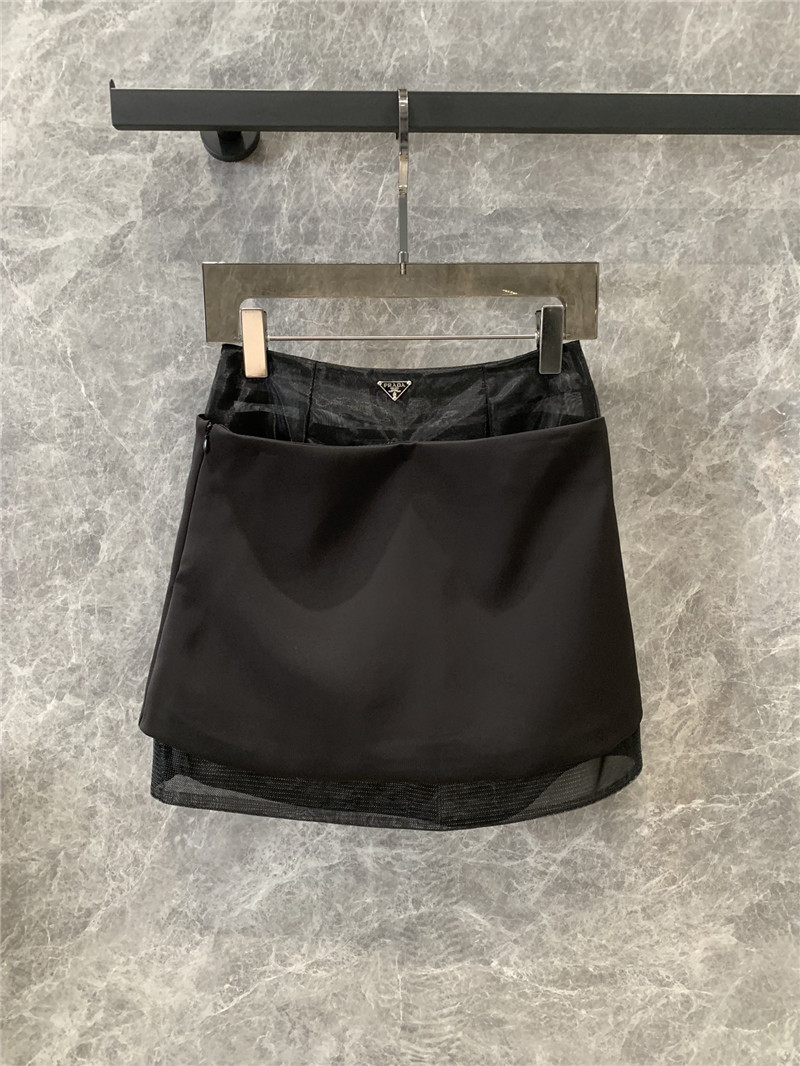 prada two piece design skirt replica clothing sites