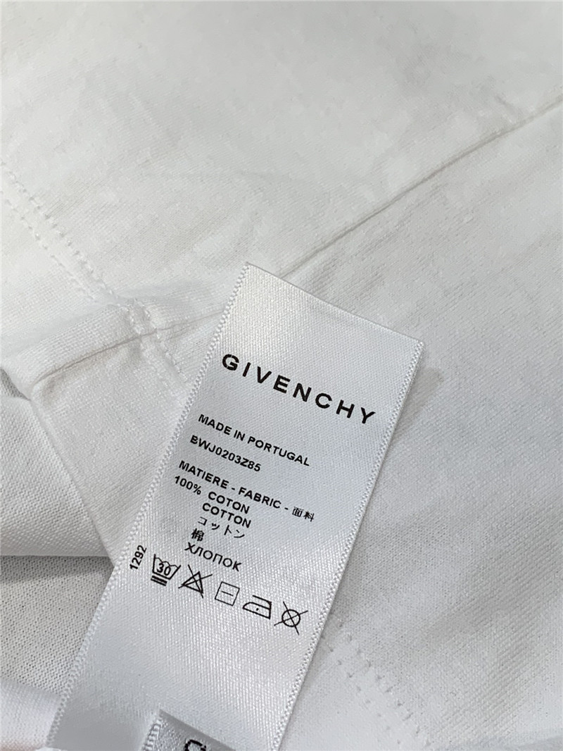 Givenchy round neck short sleeve T-shirt replica d&g clothing