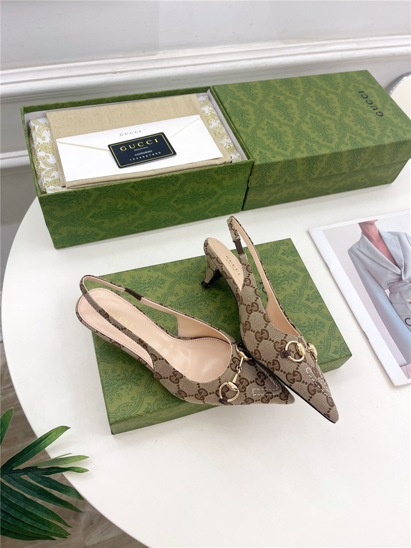 Gvc*1 horsebit slingback pumps replica designer shoes