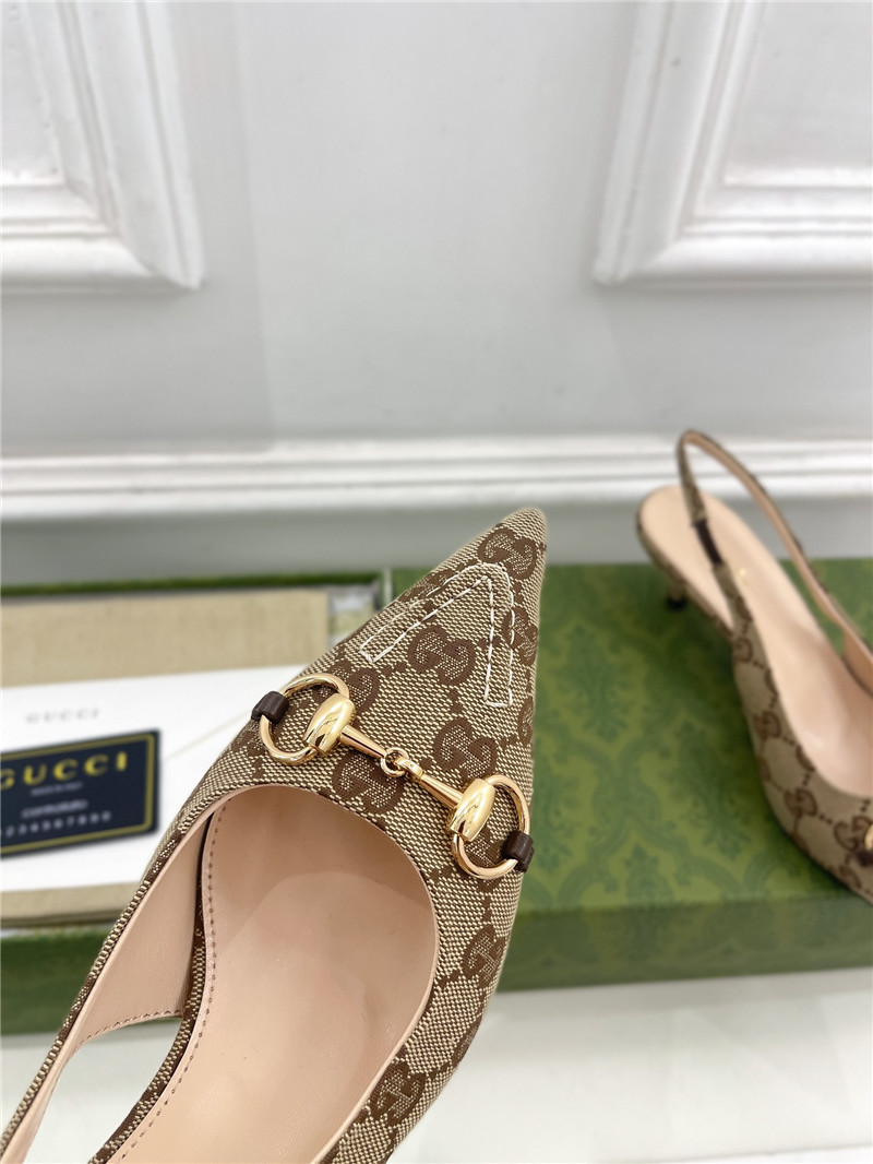 Gvc*1 horsebit slingback pumps replica designer shoes