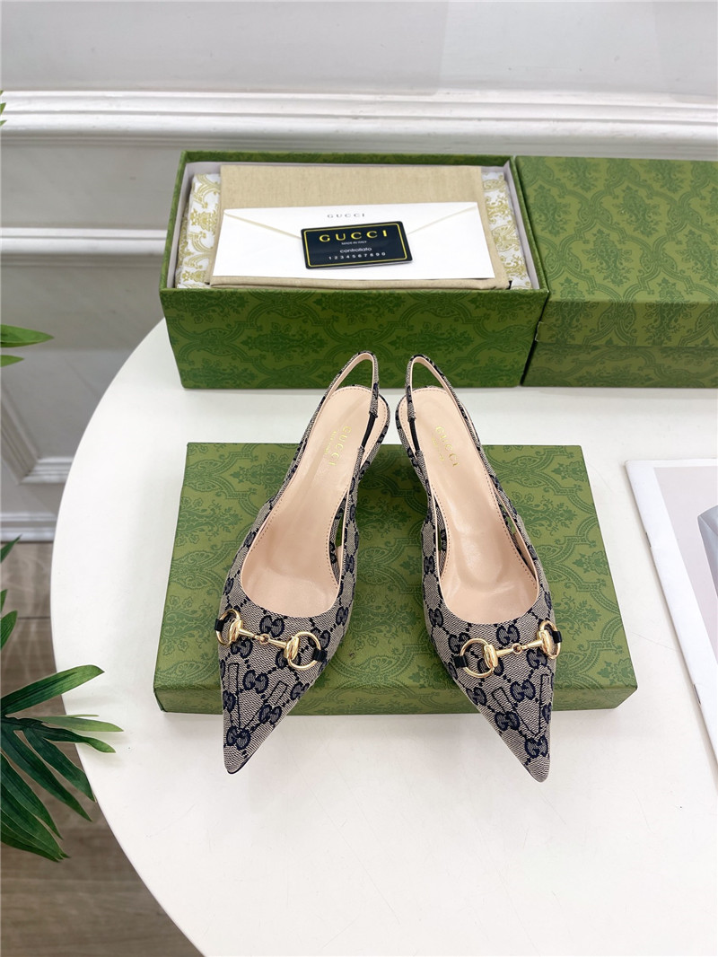 Gvc*1 horsebit slingback pumps replica designer shoes