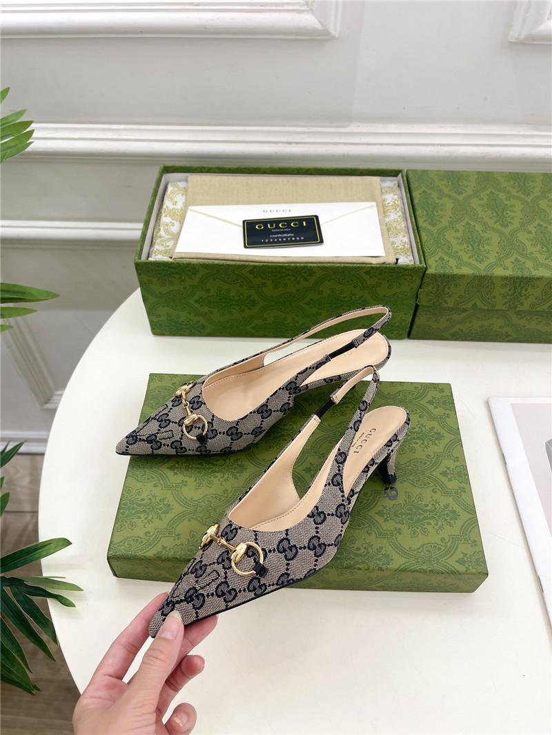 Gvc*1 horsebit slingback pumps replica designer shoes