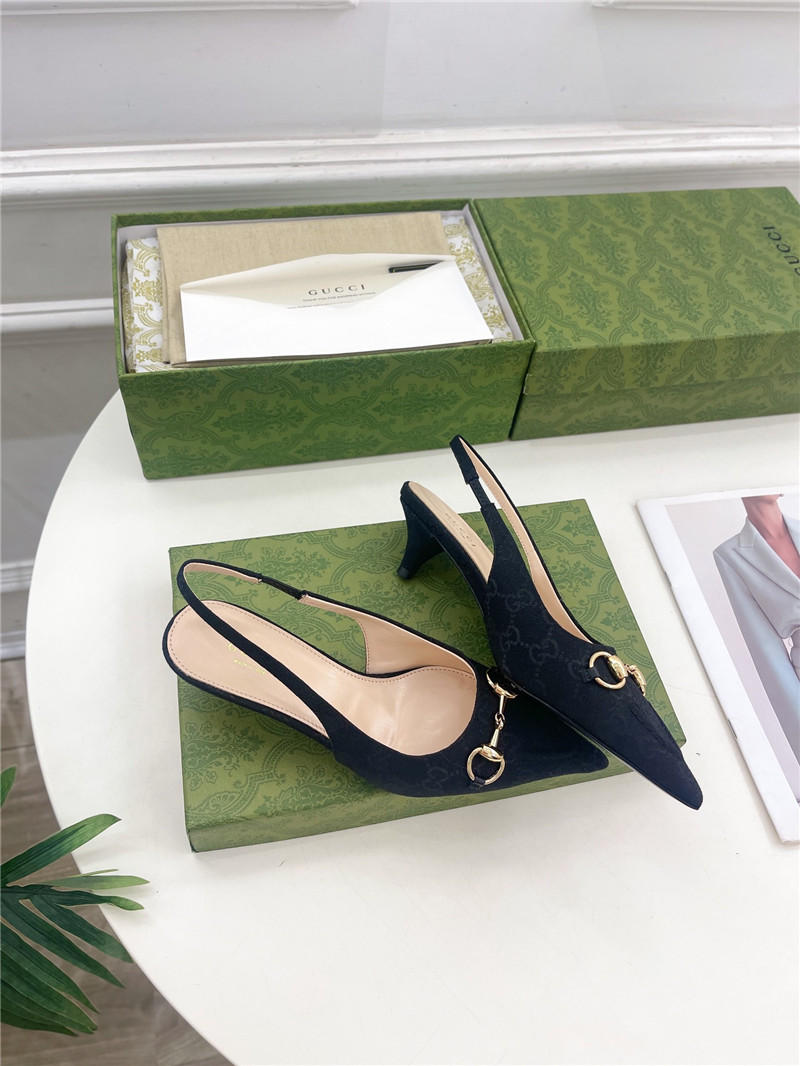 Gvc*1 horsebit slingback pumps replica designer shoes
