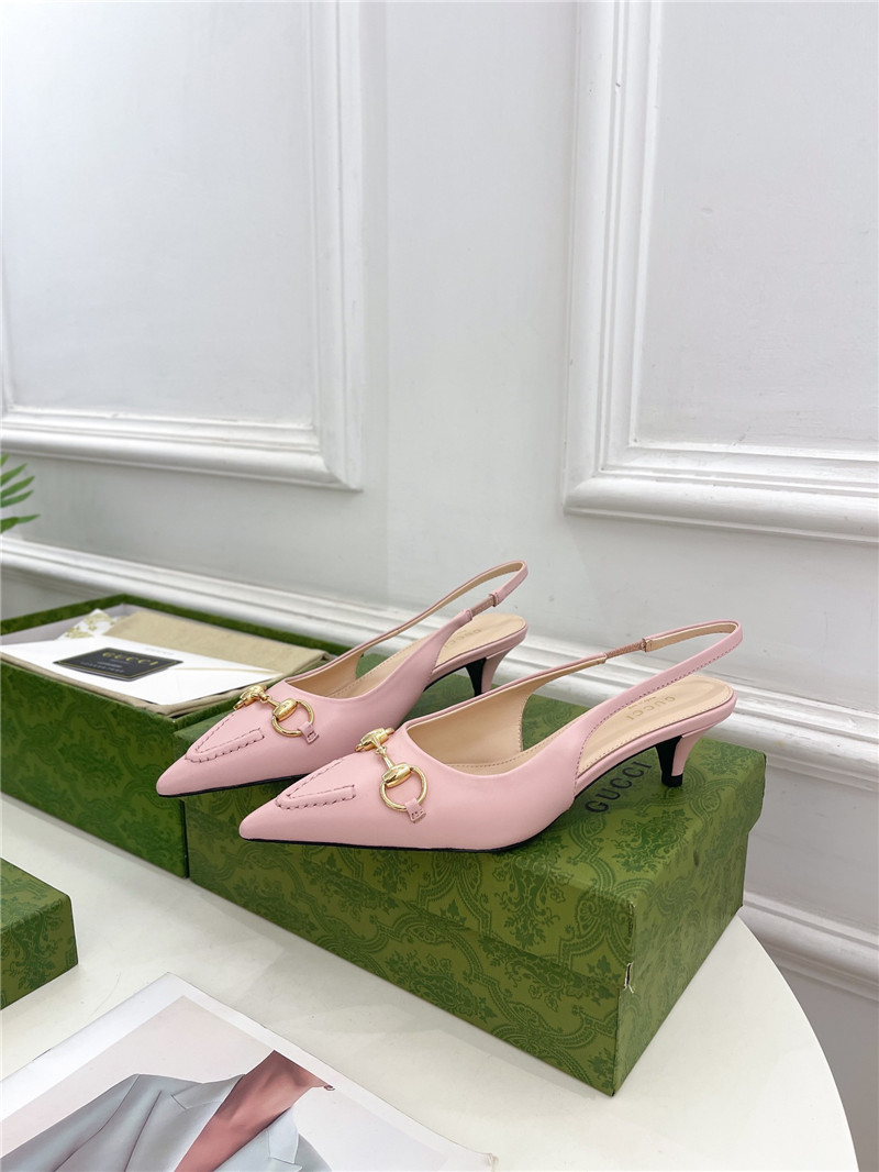 Gucci horsebit slingback pumps replica designer shoes