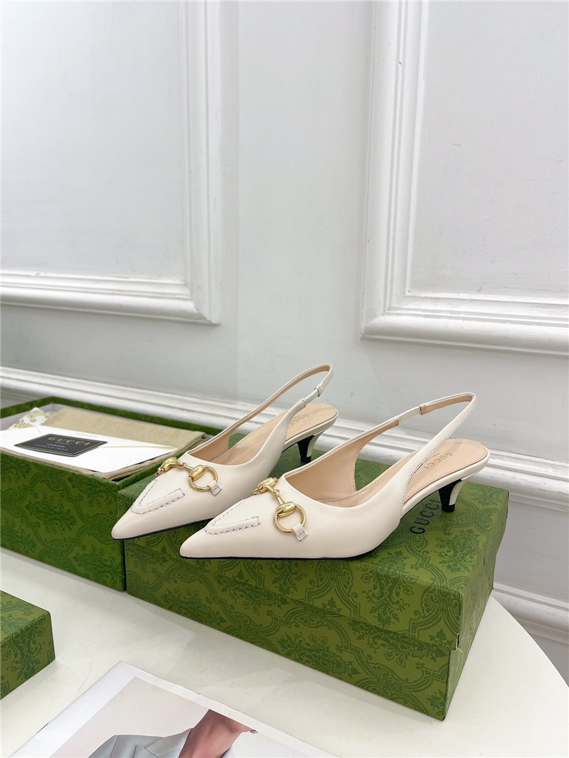 Gucci horsebit slingback pumps replica designer shoes