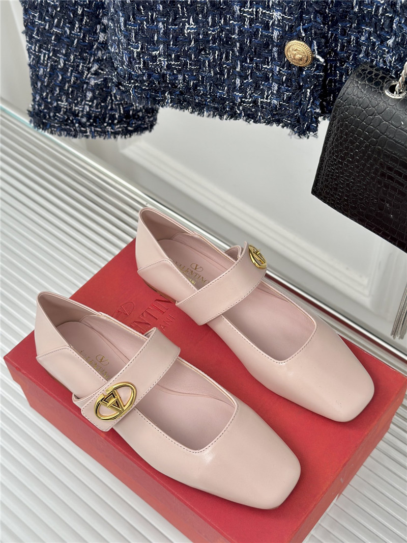 valentino metal v buckle mary jane shoes replica designer shoes