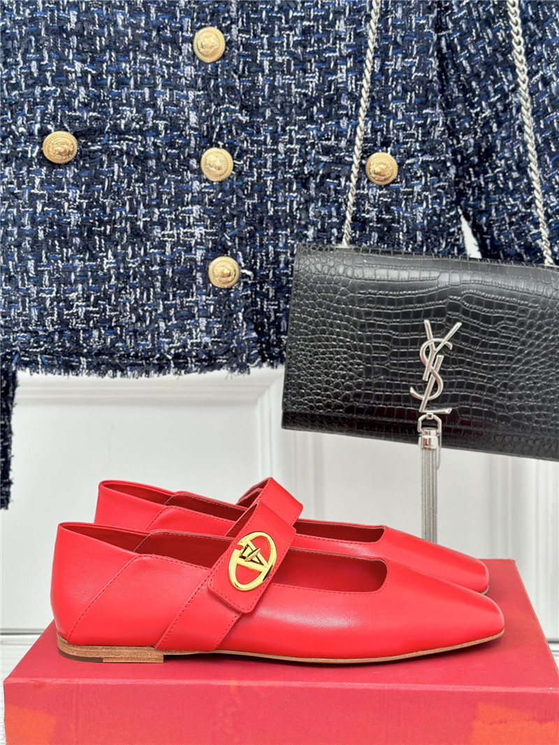 valentino metal v buckle mary jane shoes replica designer shoes
